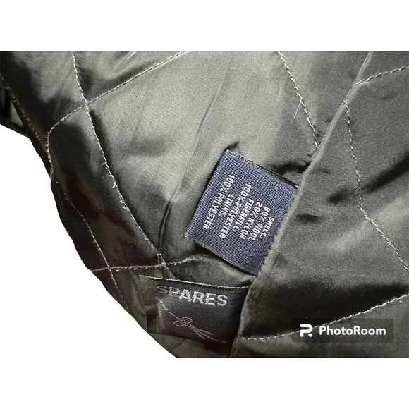 Roundtree & Yorke Mens Black Wool Peacoat Size Medium - Picture 4 of 4